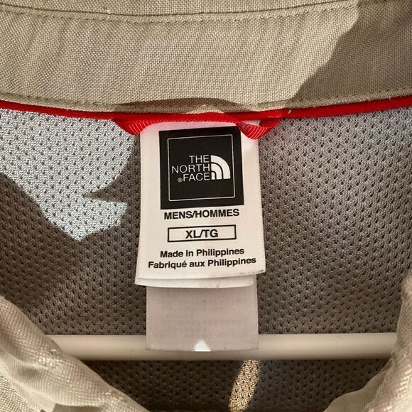 Men’s The North Face Button Down Utility Oxford Shirt Shacket, khaki, XL - Picture 14 of 16